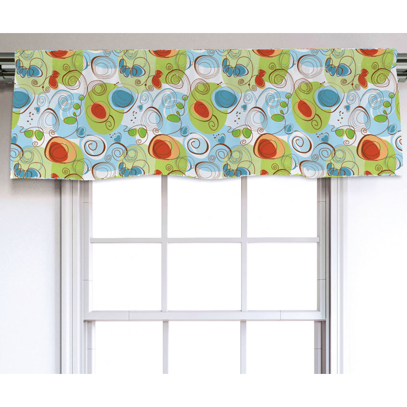 Sateen Ruffled Window Valance