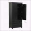 Grande armoire de rangement polyvalente avec plusieurs compartiments pour divers espaces-1931549515