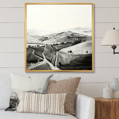 " Minimalism Vineyard Photography " Print