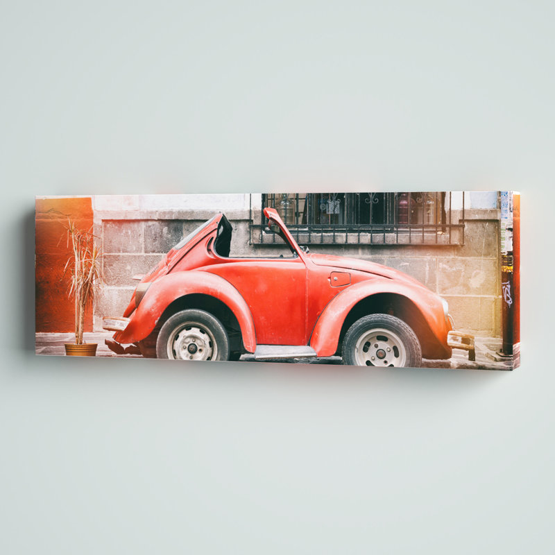 «Viva Mexico 2 Small Vw Beetle Car II» par Philippe Hugonnard, reproduction d'art sur toile tendue