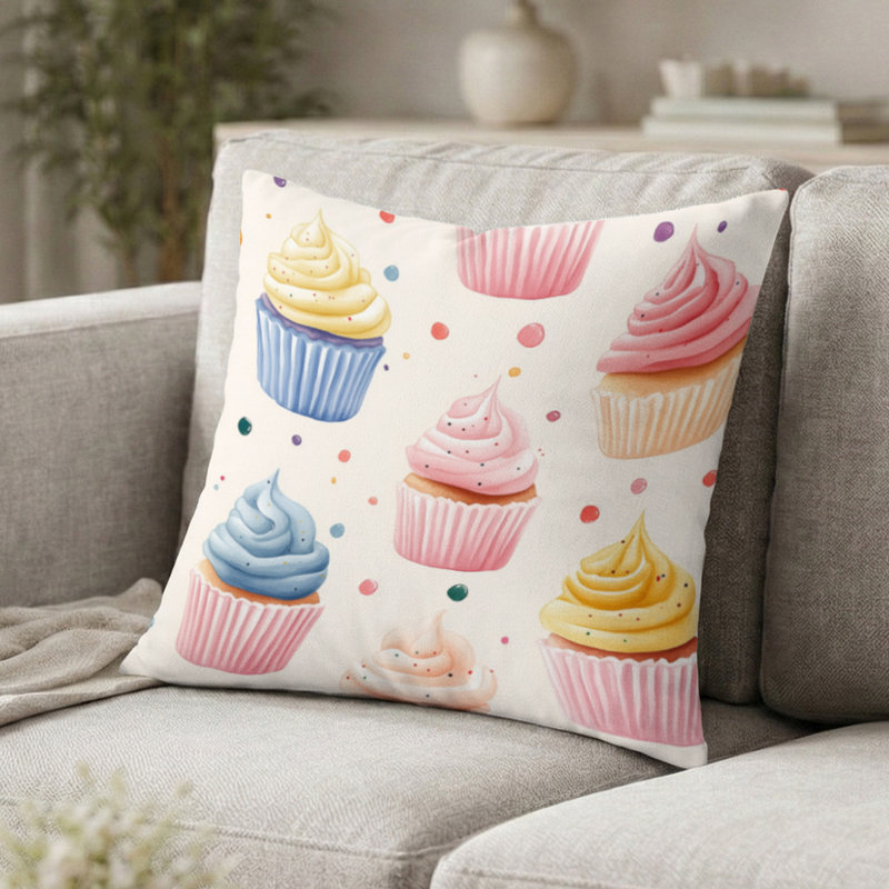 Coussin décoratif abstrait Abstract, H 20 po x l 20 po