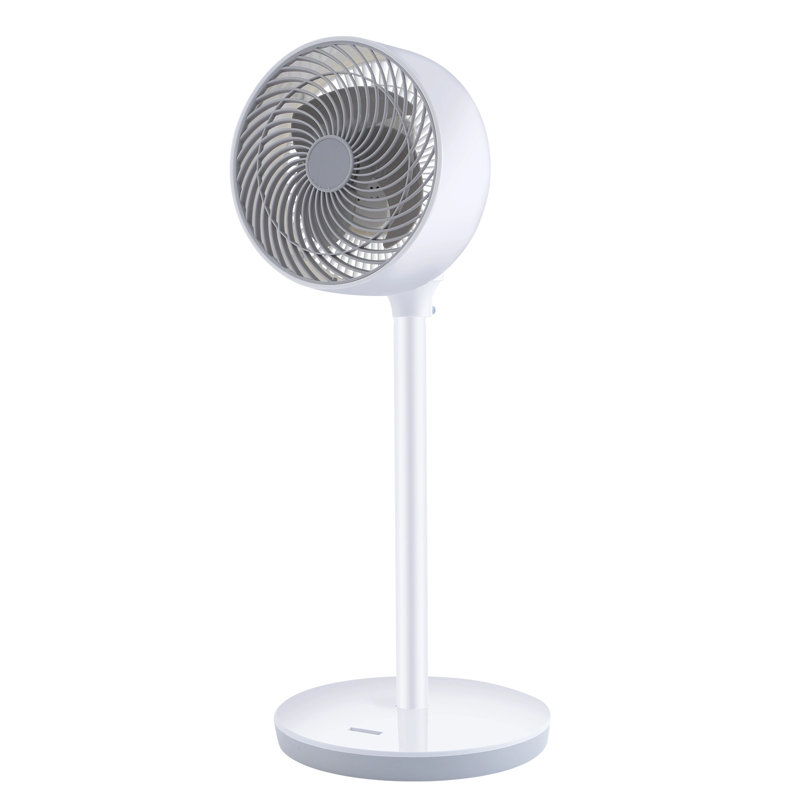 7" Oscillating Standing Fan With Remote Control 15H Timer 3-Speed Settings Adjustable Tilt