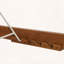 Chaise longue Mia, structure en bois d'acacia avec assise en filet-1132064824