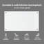 Vidaxl Kitchen Backsplash Tempered Glass Surface Modern Decor Home Style Chic-124755322-124755326