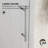 Radiance 54 In. W X 38 In. D X 76 In. H Sliding Frameless Corner Shower Enclosure With Clear Glass-112209672