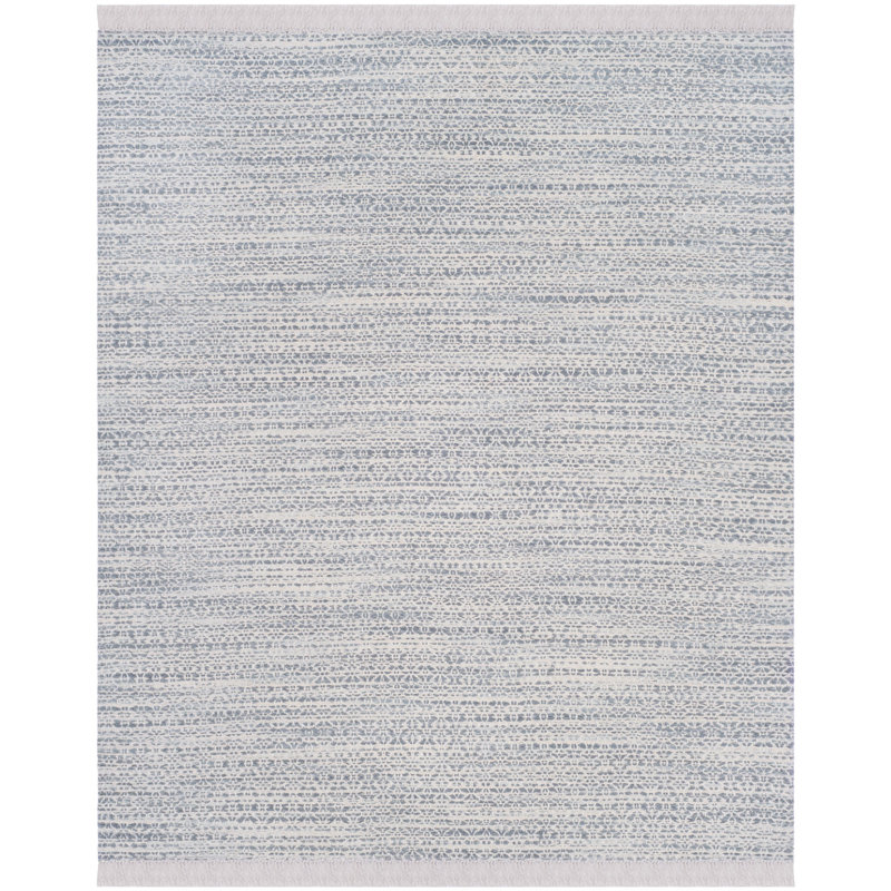 Tapis en coton tissé à plat Waimes, Rectangle 8 pi x 10 pi