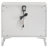 Buckley White High Gloss 2-drawer Nightstand