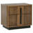 Modern 2-Drawer Nightstand with Textured Storage
