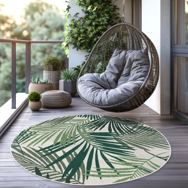 Tapis d'intérieur / extérieur Kitts , Rond 6 pi