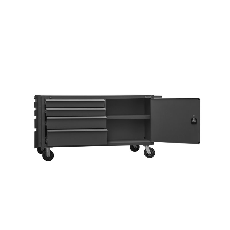 Commode rollaway inférieure 8 tiroirs 60" large