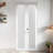 1-Lite Frosted Glass and Solid Manufactured Wood Bi-Fold Doors with Hardware Kit-100346380