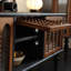 French minimalist vintage storage TV stand