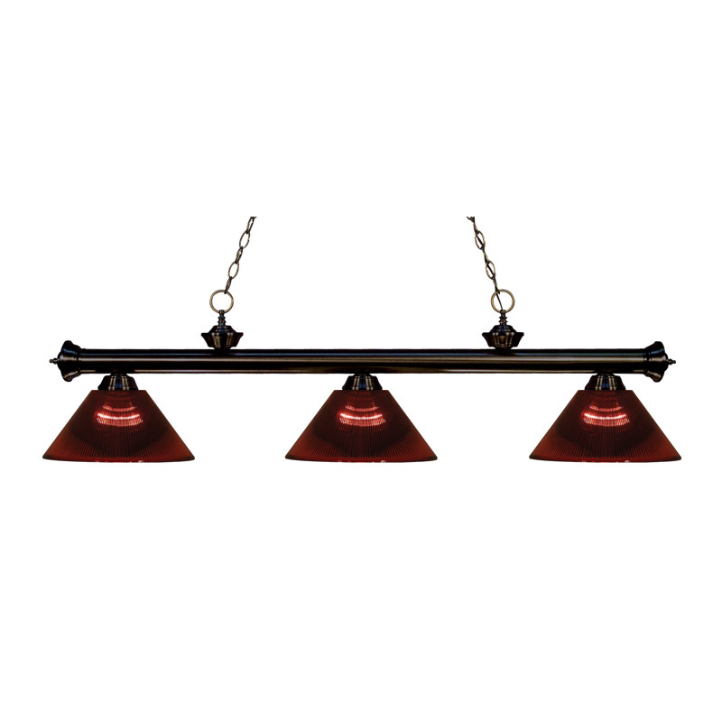 Chevelle - Light Pendant, Burgundy, Bronze