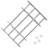 Adjustable Security Grille for Windows with Crossbars-83092749