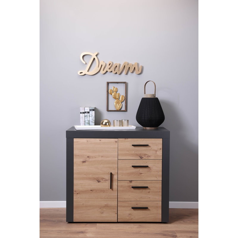 Hagenah 4 Drawer 94Cm W Combi Chest