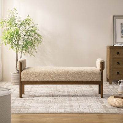 Modern Upholstered Bench Bed End Ottoman