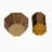 31.5 "Octagonal Log Colour  Rubber wood Set of Two Coffee Table, Coffee Table