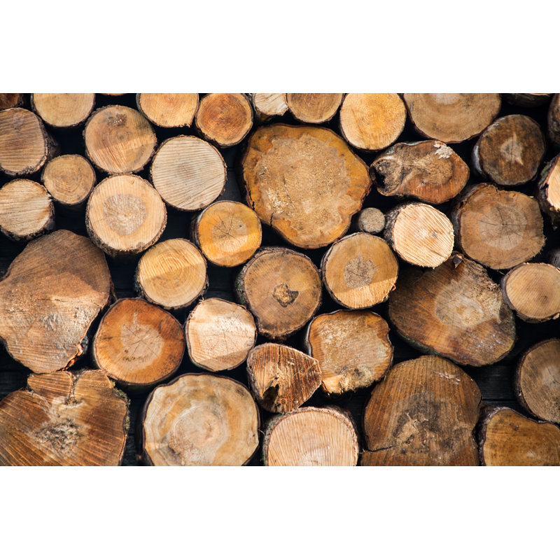Firewood. by NikWaller - Wrapped Canvas Print, 61cm H x 91cm W