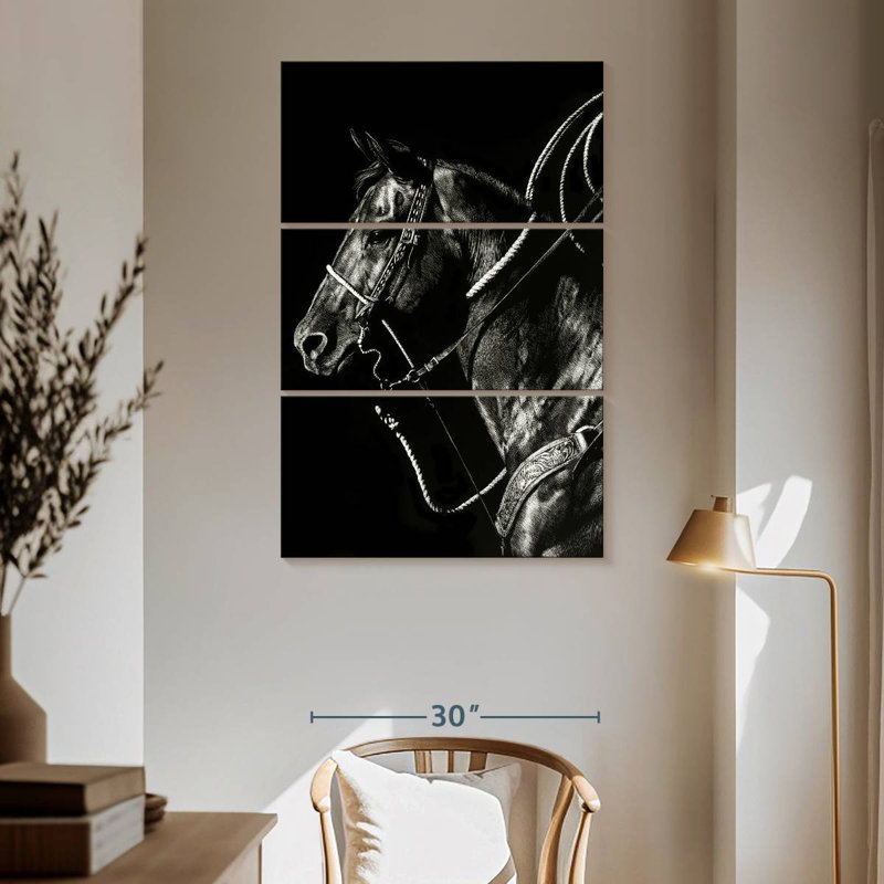 Brampt Scratchboard Rodeo V, H 65 po x l 42 po