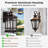 Motion Sensor Outdoor Wall Light, Adjustable Sensing Range Outside Lights for House-2019770846