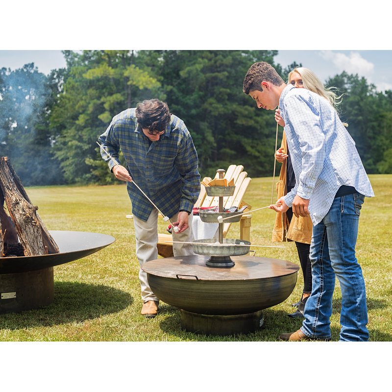 38'' Round Steel Fire Pit Lid