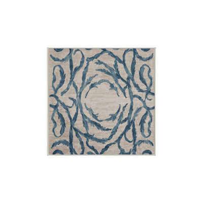 Machine Washable Beige Area Rug