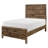 Weathered Pine Finish Rustic Style Twin Bed Frame, Includes Headboard, And Rails, Bedroom Furniture Option, Box Spring Needed, Fast Setup Modern Line Pattern Finish, Rails Included, Furniture,-29528993
