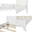 Très grand lit plateforme en bois de pin massif avec tête de lit et support 800 lb, mobilier de chambre de ferme moderne à finition solide avec espace de rangement sous le lit, aucun sommier nécessaire-742028195-742028190
