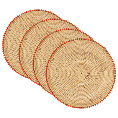 Padang Collection Jute Solid Colour Round Placemat