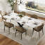 Chaises de table de salle à manger modernes, similicuir, non assemblées-70187677-73991772