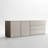 62.98 Inch Modern Combination Storage Cabinet With Push-to-open Drawers And Double Doors (Set of 2)