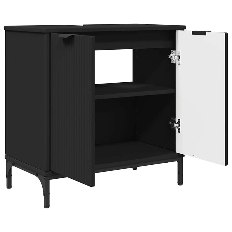 Bathroom Storage Furniture Set, Black