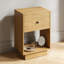 30.3cm W Manufactured Wood Bedside Table