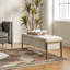Shanieka 55.3'' W Upholstered Flip Top Storage Bench-1923050922