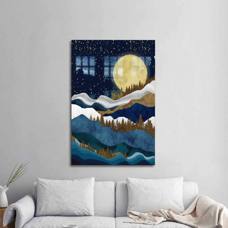 Art mural en verre Sky Landscape, H 70,9 po x l 47,2 po