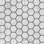 Flo 2" Hex White 11-1/8 in. x 12-5/8 in. Porcelain Mosaic Tile