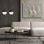 «Pampas Grasses On Grey» par Danhui Nai, art mural sur toile-108584752