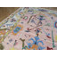 Tapis oriental rose Oushak coloré noué à la main 11 pi 10 po x 15 po 034FDAC774AE47869FCA8F37BE4B0212