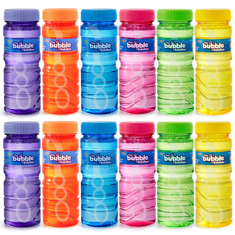 6Pcs Bubbles Wand Bulk(4oz Solution)
