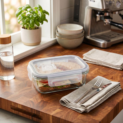  Contenant alimentaire en verre borosilicaté de 370 ml