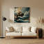 Art mural en métal noir Jumelles nautiques-1822189387