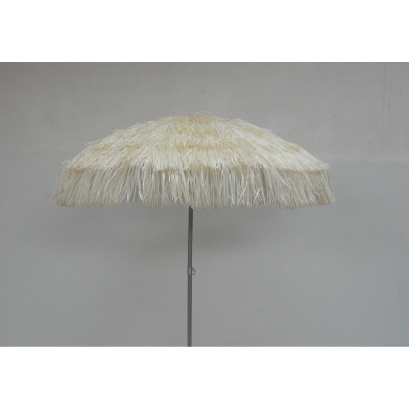 190cm Tilt Beach Parasol, Ecru