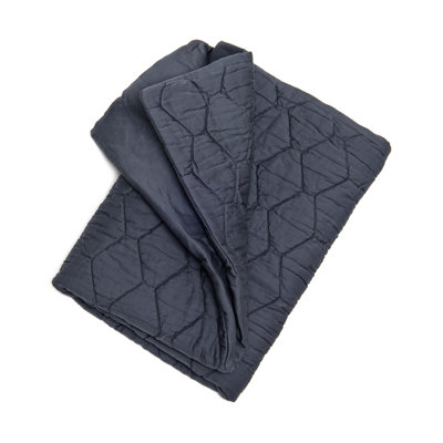 Courtepointe en coton bleu standard