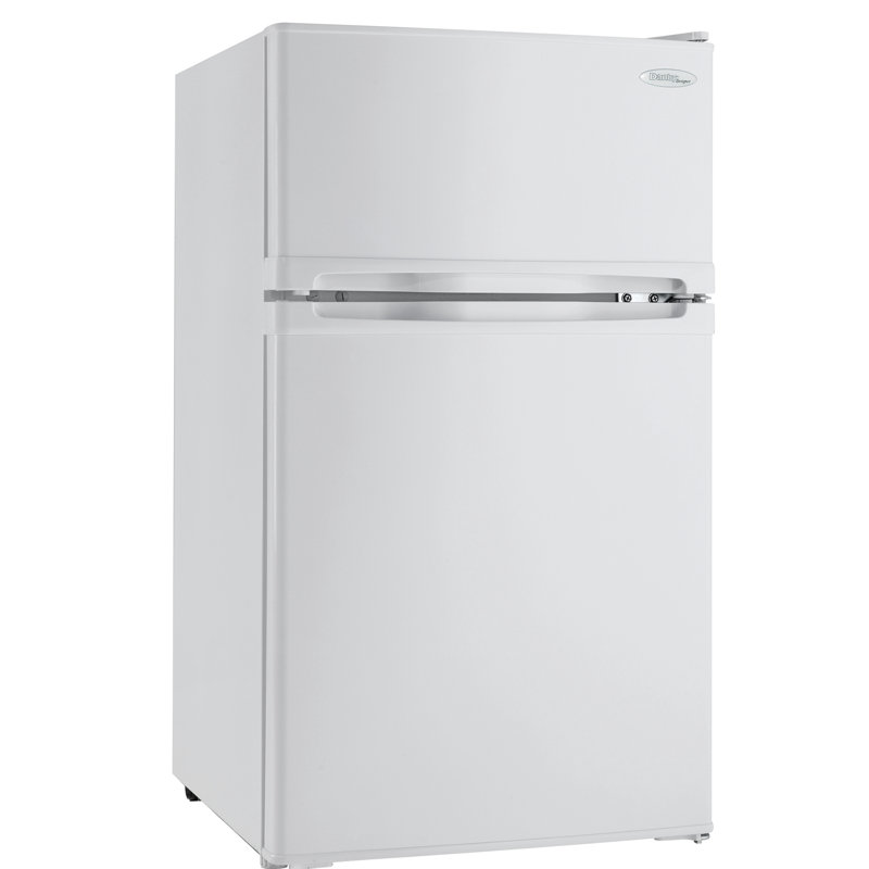 Danby Designer 3.1 Cubic Feet Freestanding Mini Fridge with Freezer, White