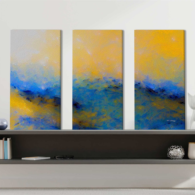 " Psalm 100:4. With Thanksgiving " by Mark Lawrence 3 - Pieces, 24" H x 36" W x 1" D