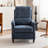Arlan Modern Design Fabric Upholstered Push Back Recliner-278331170