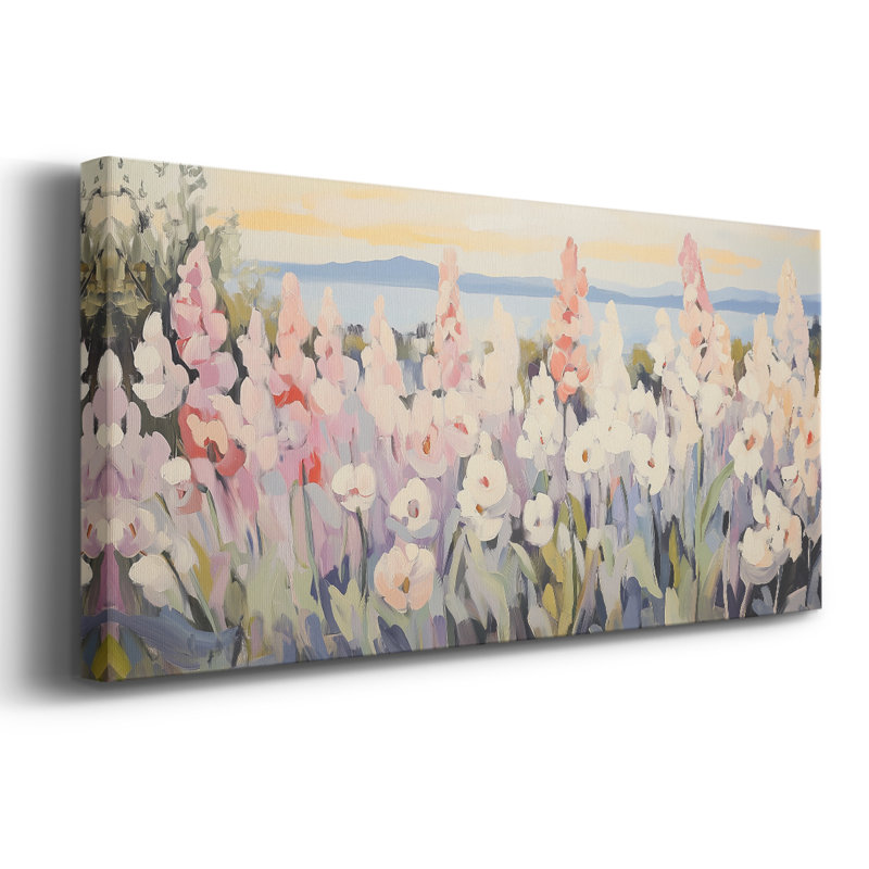 Botanical Series-CCXCIV- Toile tendue avec châssis - Prêt à accrocher, H 12 po x l 30 po