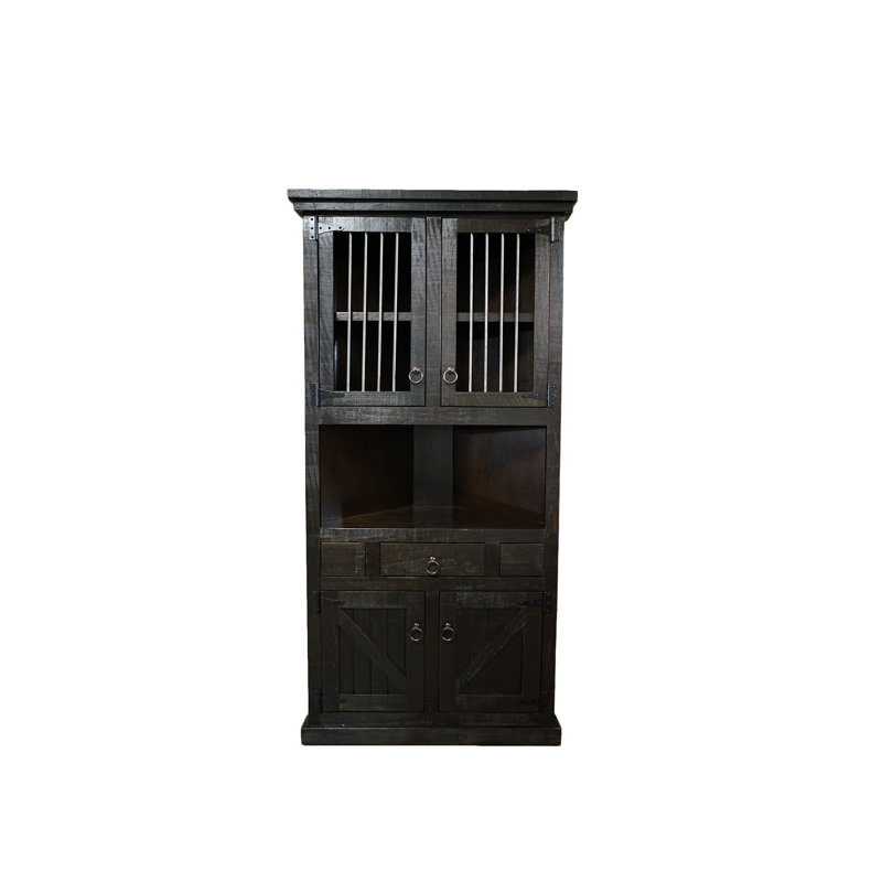 Jahaad Sideboard with Bar Hutch, Dark