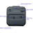Small Battery Operated Analogue Travel Alarm Clock Silent No Ticking Lighted On Demand And Snooze Beep Sounds, Gentle Wake, Ascending Alarm, Easy Set (Black)