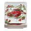 Red Truck Snowman 16Pc Dinnerware Set